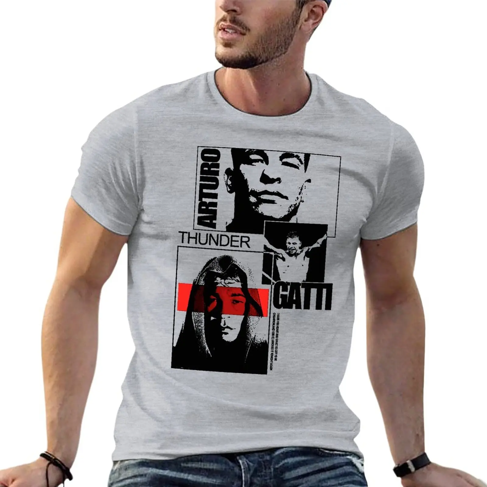 

Arturo Gatti Boxing Legend By 2510 Oversize T Shirt Brand Men Clothing 100% Cotton Streetwear Big Size Tops Tee