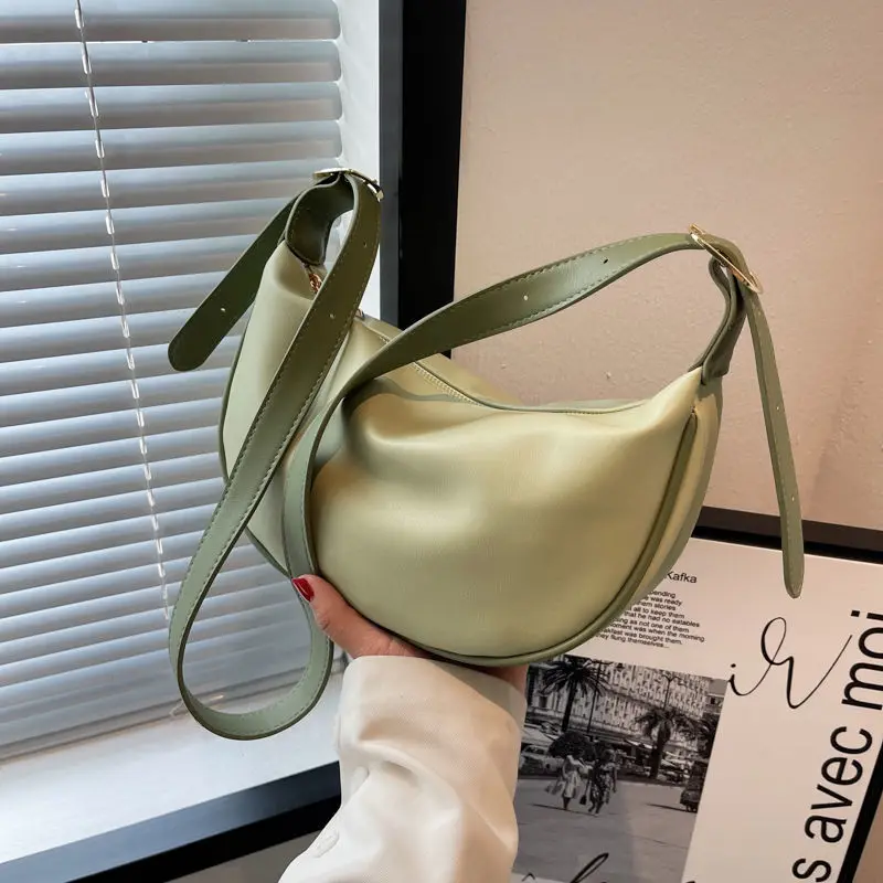 

2022 New Color Contrast Dumpling Bag High Sense Ins Niche Popular One Shoulder Messenger Bag Purses and Handbags