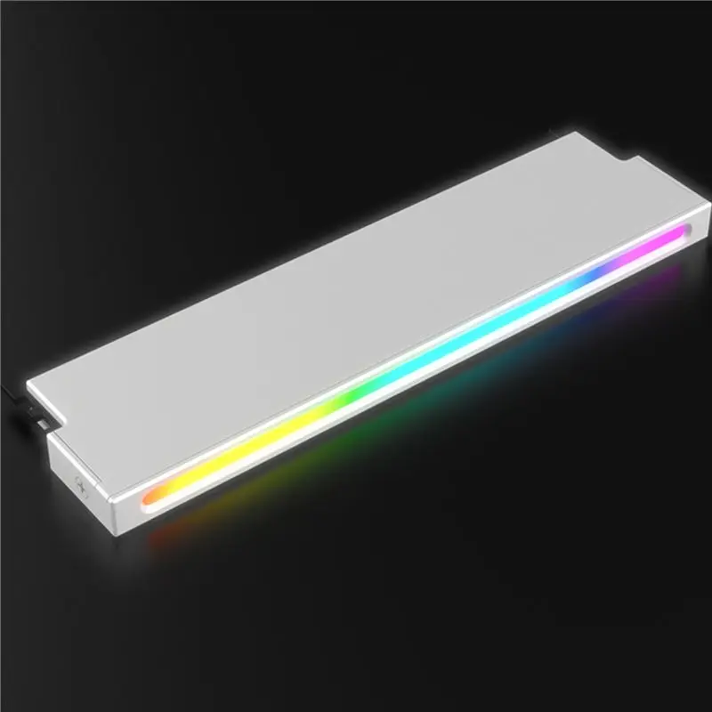 Фото Высококачественный кулер для оперативной памяти 2X 5V-3PIN ARGB, охлаждающий радиатор для памяти DDR3 DDR4 DDR5, для настольных компьютеров, серебристый №5