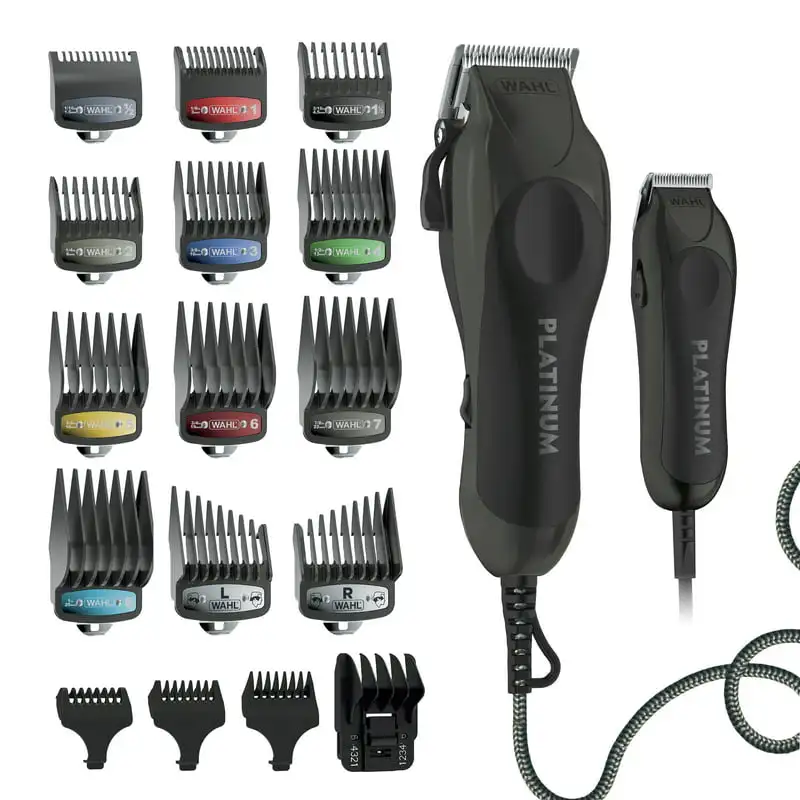 

Series Platinum Combo Kit, Premium Hair clipper and - Trimmer. Black/ Corded 79804-100