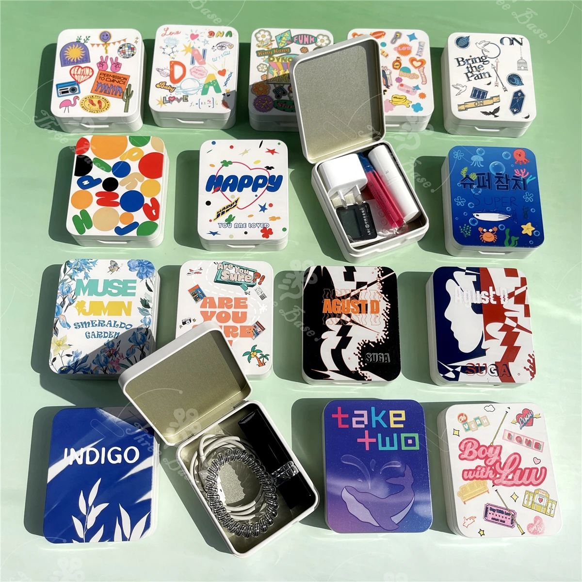 Портативная коробка для хранения наушников PTD D-DAY jHOPE RM JIMIN MUSE JIN HAPPY V JK Для airpods