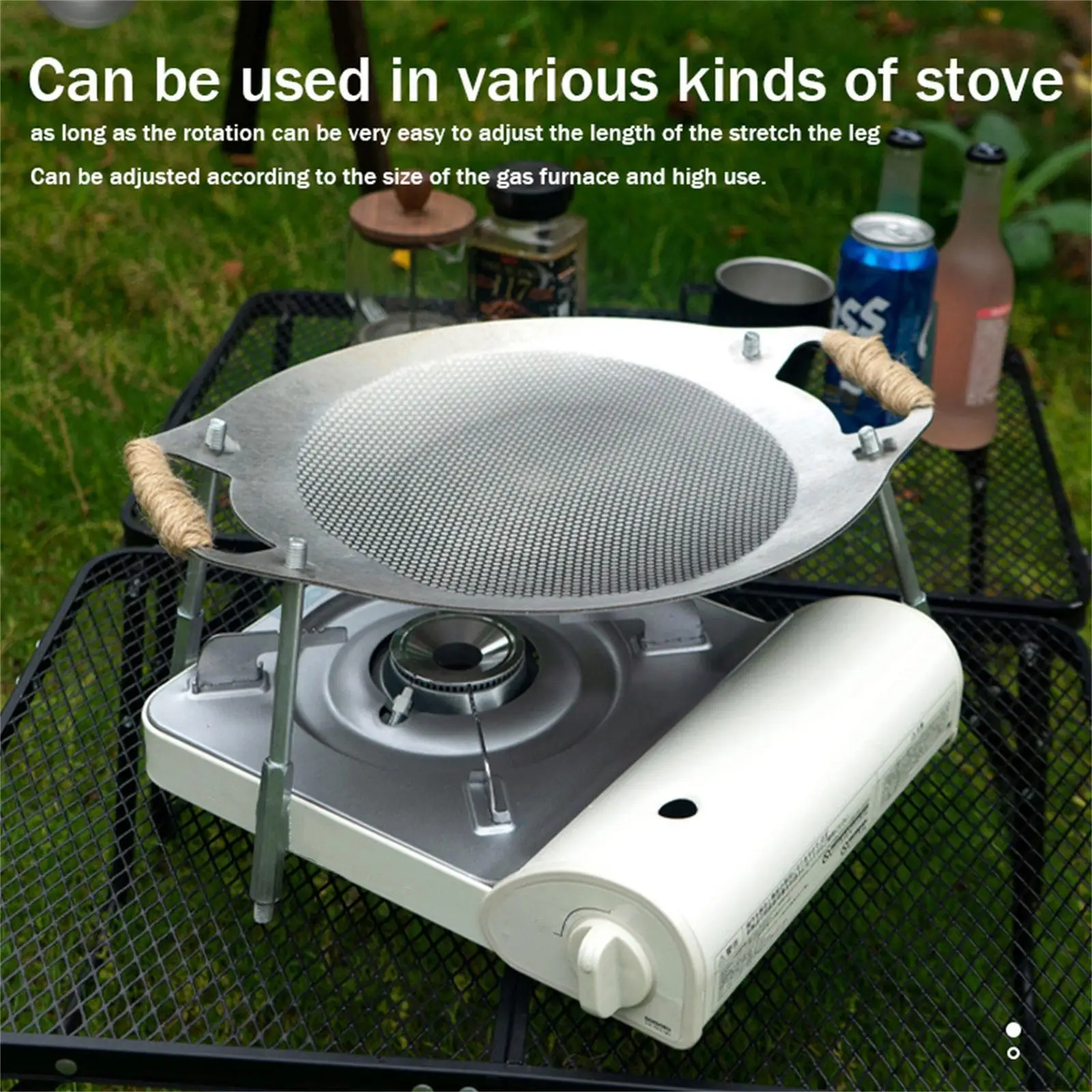 

Camping Korean BBQ Plate Non-stick Round Griddle Grill Griddle Pan Plate Pan Barbecue BBQ Round Outdoor Smokeless Coating L7H4