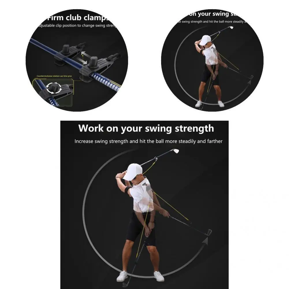 

Полезный Профессиональный Тренажер для гольфа, эластичная веревка для гольфа, высокоэластичная лента для крепления