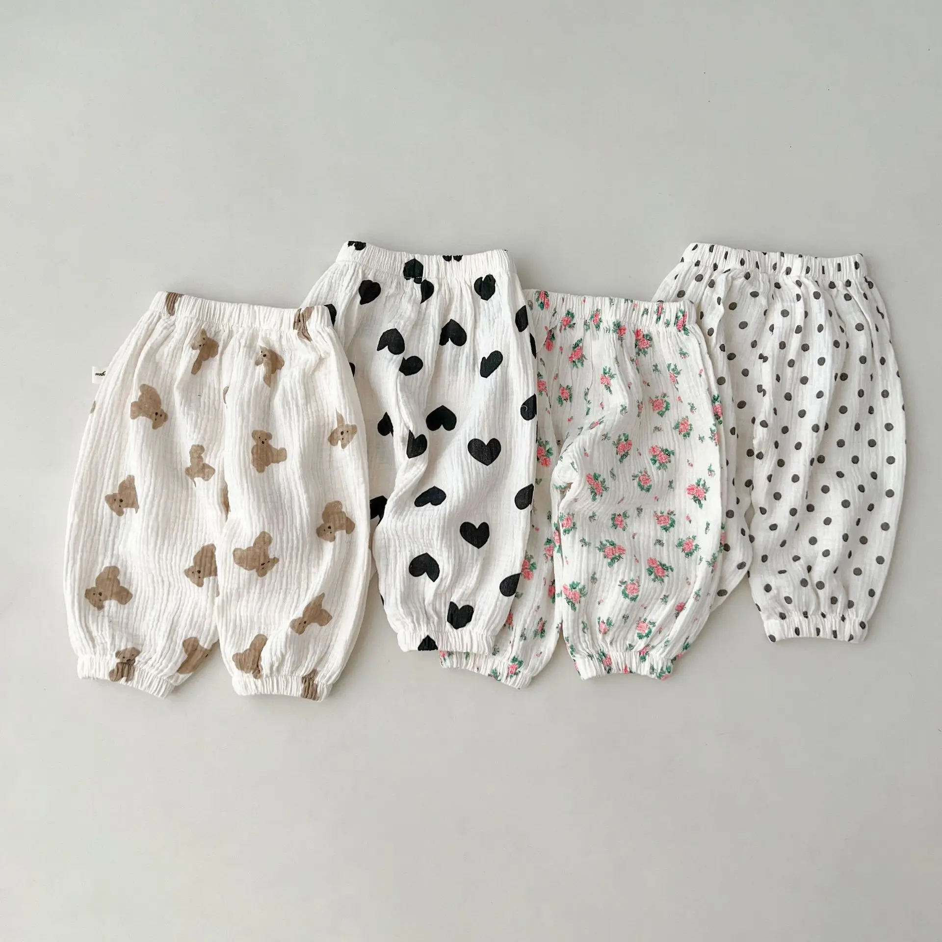 

Baby Summer Mosquito Proof Pants Fashion Print Girls Loose Trousers Infant Boy Casual Pants Kids Pp Pants Toddler Clothes