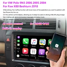 Автомагнитола с голосовым управлением для VW Polo 9N3 2006 2005 2004