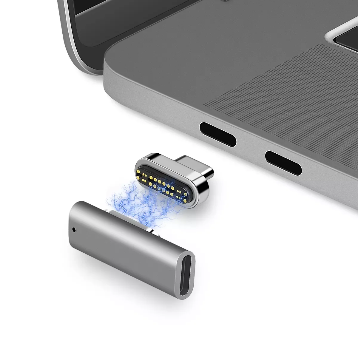

24 Pins USB-C Cable for Support Up to 100W 40GB/S PD Data Transfer 5K@60Hz Video Output Magnet-Charger
