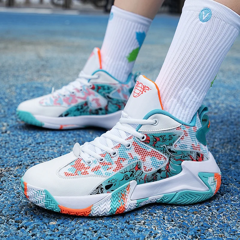 Brand Men's Women's Lightweight Basketball Shoes Breathable Confortable Sports Shoes Unisex Neutral Training Athletic Sneakers