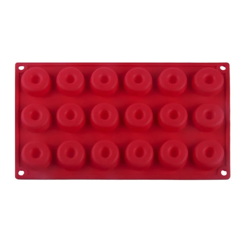 

Mini chocolate/donut silicone mold baker biscuit cake mold reusable donut dessert baking tray silicone mold