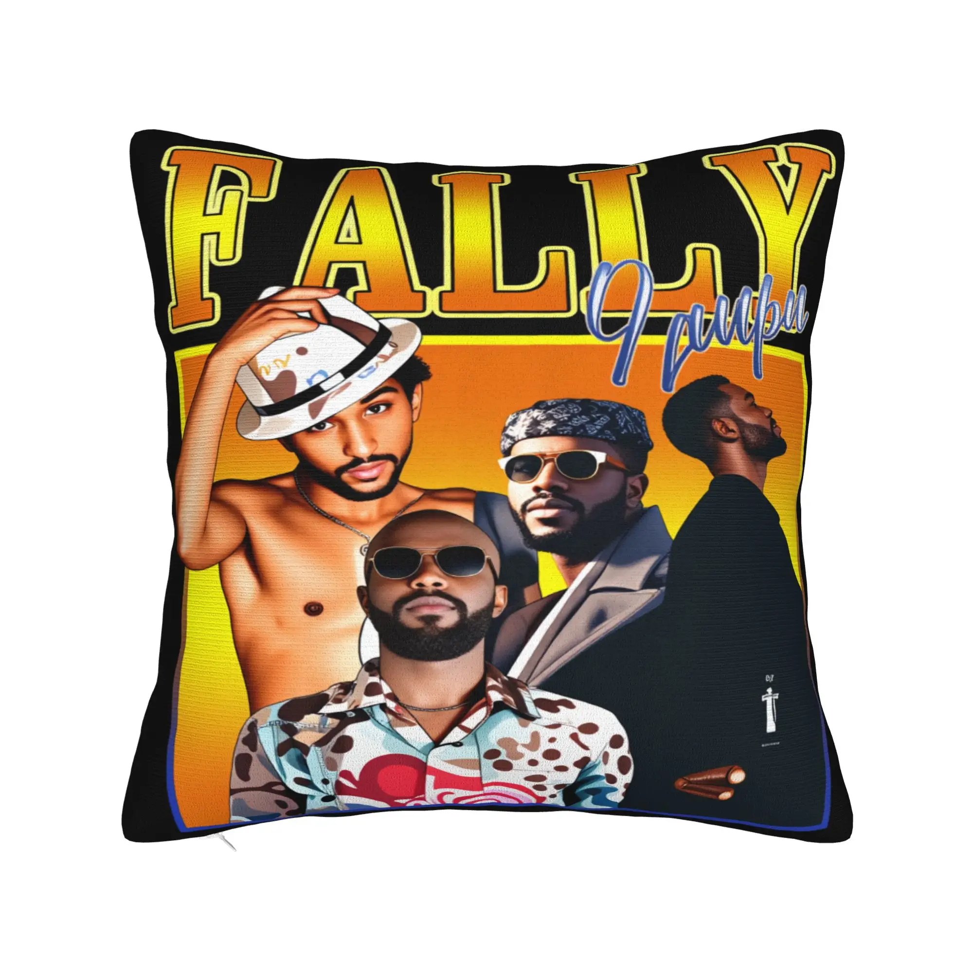 Фото Наволочка с изображением конголезского музыканта Fally Ipupa, мягкая наволочка, наволочки Kawaii для офиса, автомобиля, домашнего декора №1