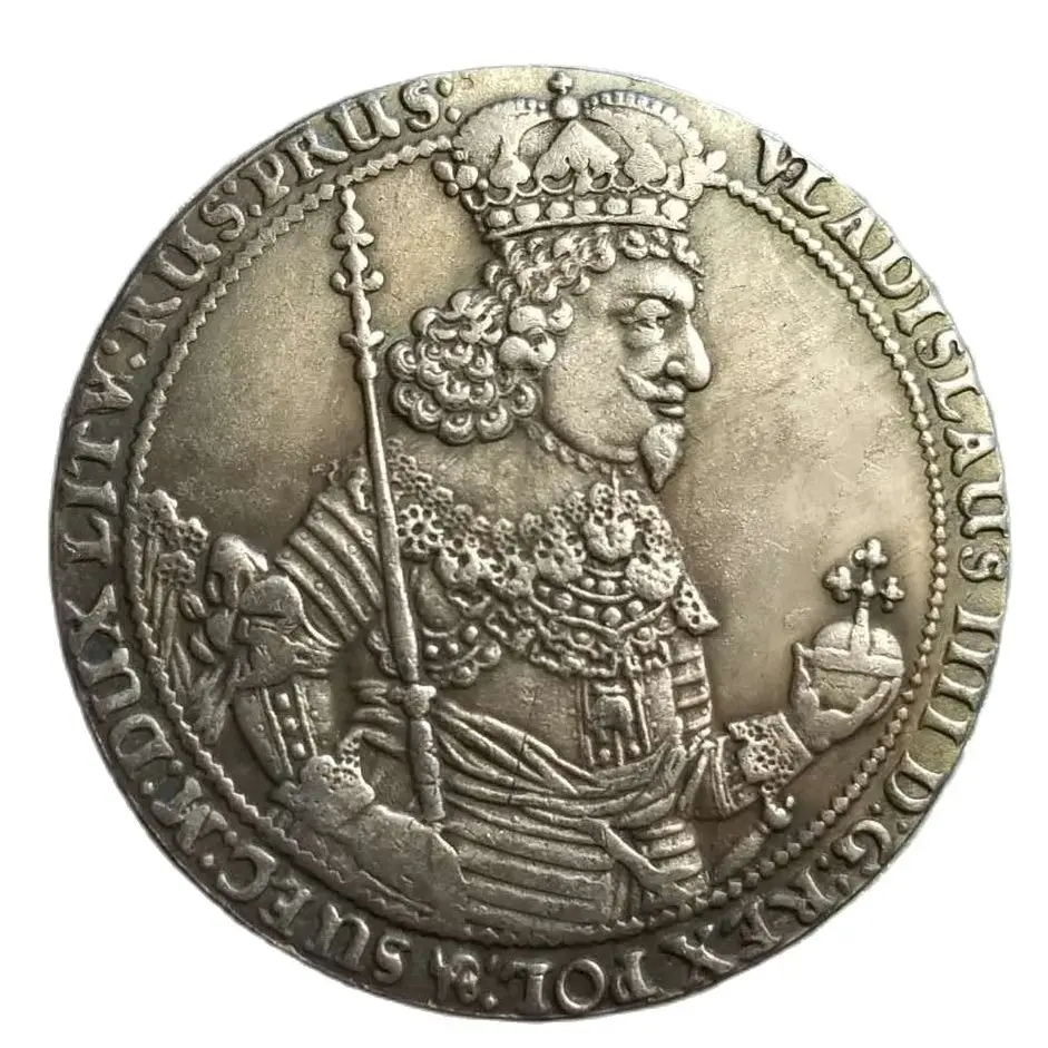 

1644 Poland Vintage Silver Plated Coins Copy Home Decor Coin Magic Collectibles Coins Lucky Toy Coins Christmas Gifts#1983