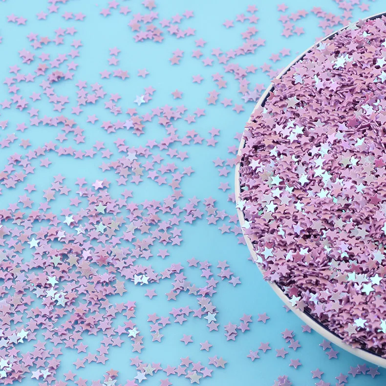 

3mm 20g Stars Glittering Sequins Paillettes Sprinkles For Slime Additives DIY Slime Accessories Filler For Fluffy Clear Clay