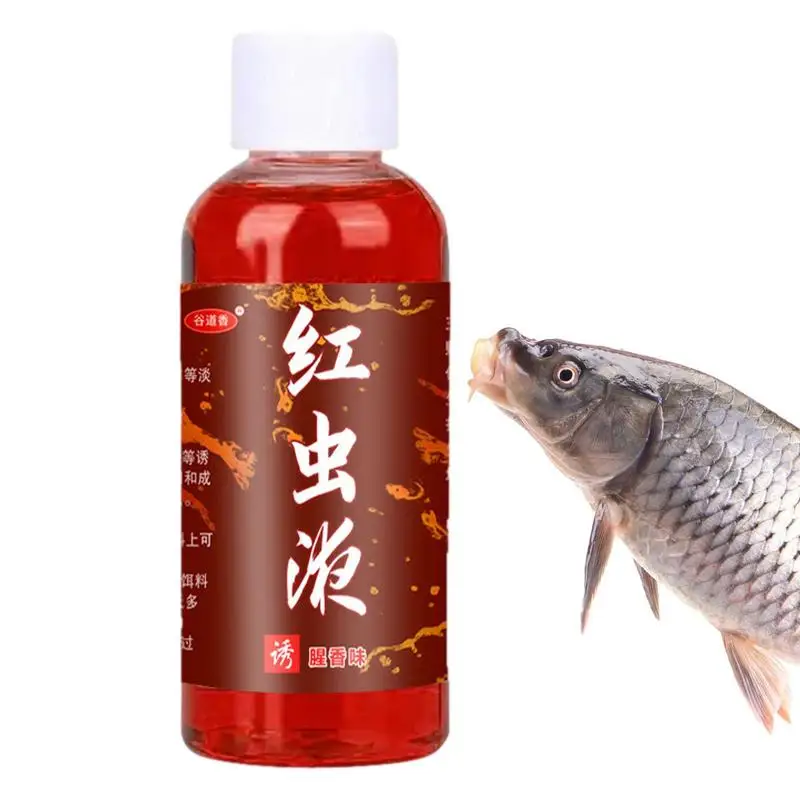 

Fish Lures Attractant High Concentration Red Worm Fish Lures Attractant Fish Bait Attractant Enhancer Carp Attractive Smell Lure