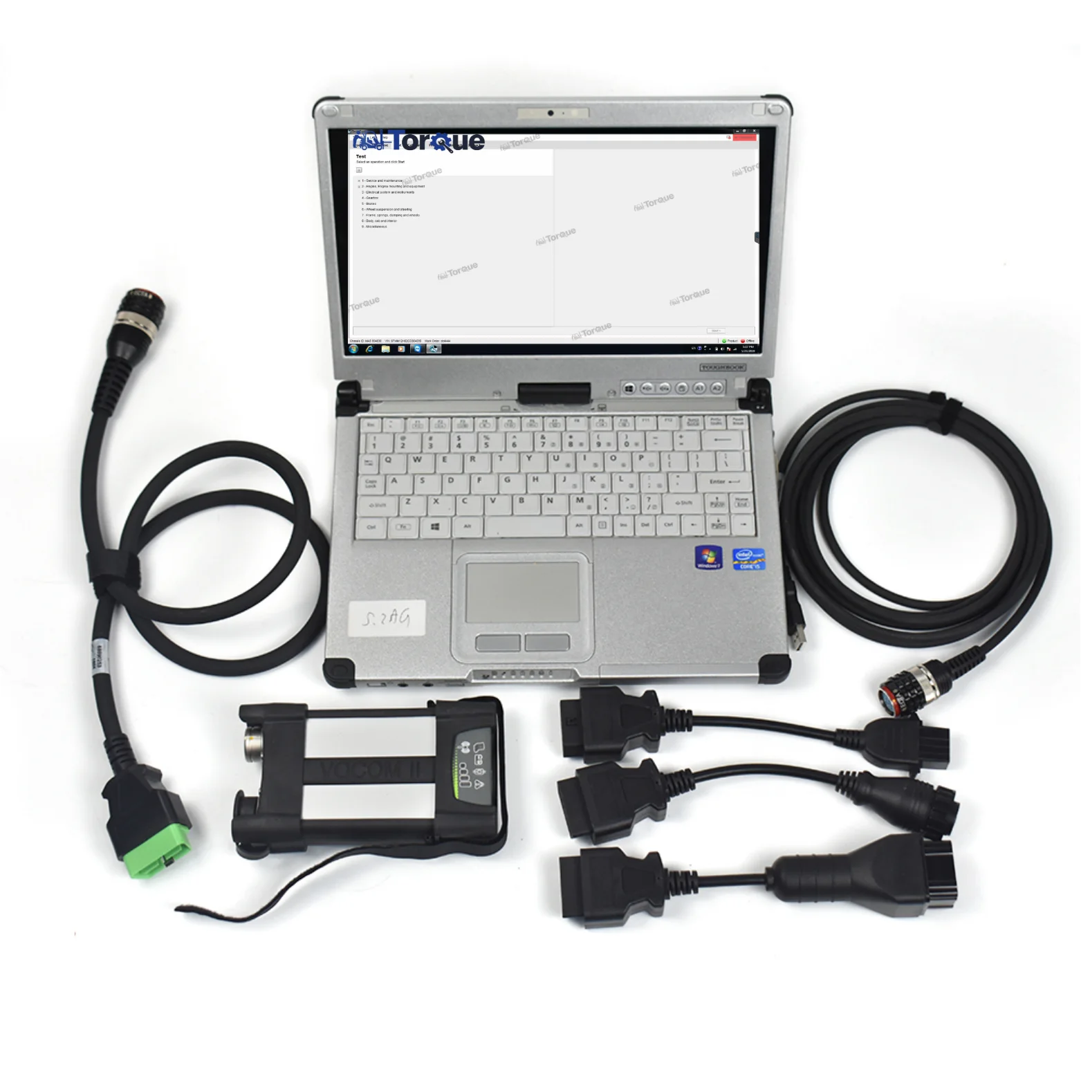 

CF C2 laptop for volvo Vocom 2 88894000 88890300 +Premium Tech tool Impact+Prosis for volvo truck diagnostic tool PTT V2.8