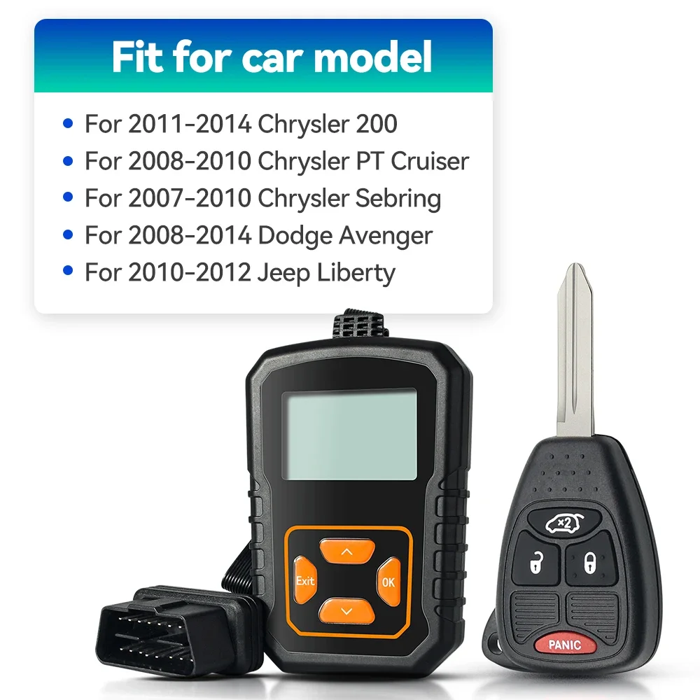 Фото KEYYOU OHT 692427 Программа AA DIY OBD дистанционный ключ 315 МГц для Jeep Liberty для Chrysler PT Cruiser для Dodge Avenger Caliber Nitro №2