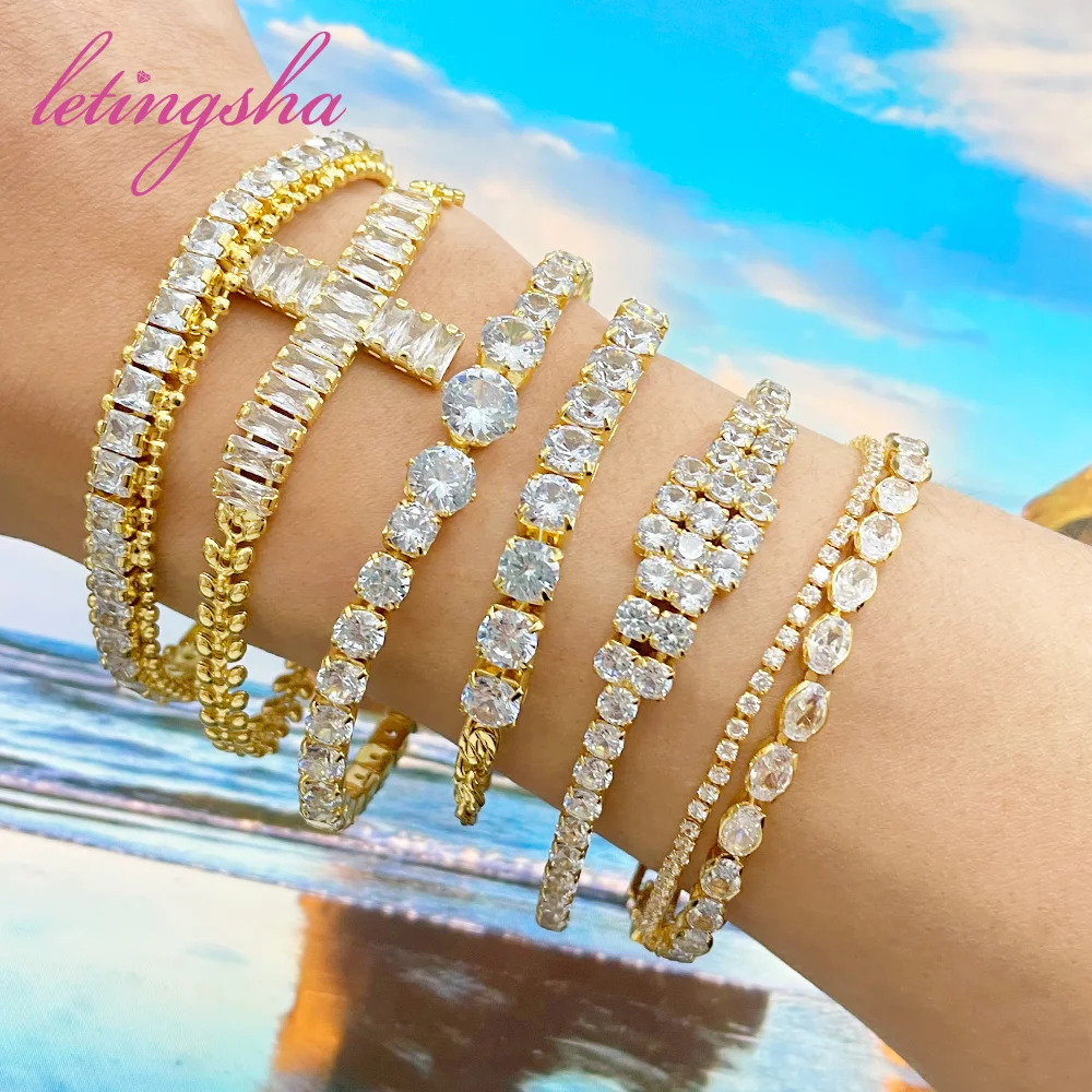 

Nigeria Fashion Bangle Bracelet Classic Copper 18K Gold Color Plated Brazilian African Jewelry For Women Lady Party Wedding Gift