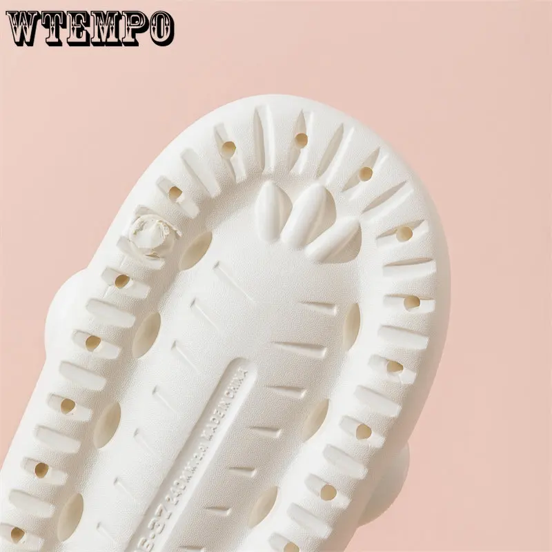 WTEMPO Women's Cute Rabbit Slippers Summer Animal Shower Flip Flops Indoor Sweet Pink Slides Ladies Shoes Wholesale Dropshipping