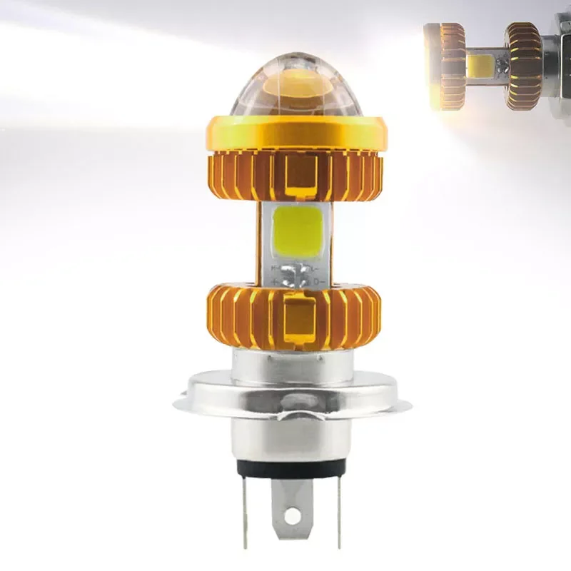 

Motorcycle H4 BA20D LED Headlight Blubs with Fan 20W 6000K Moto Light CSP Chips Scooter Accessoire Motobike LED Head Lamp White