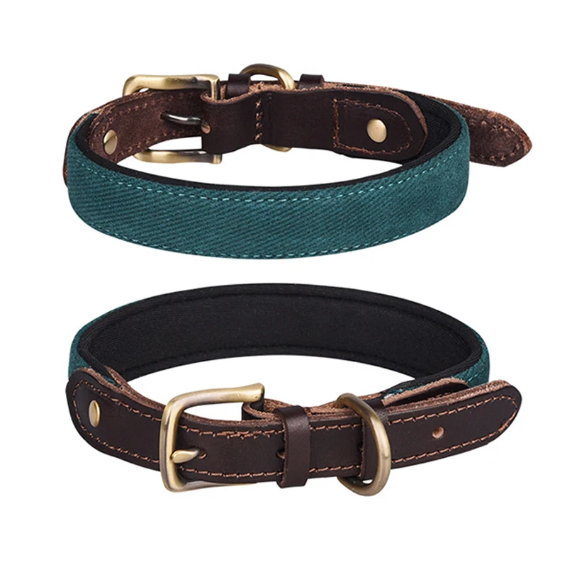 Мягкий ошейник для кошек и собак домашних питомцев Регулируемый Собачий шейный