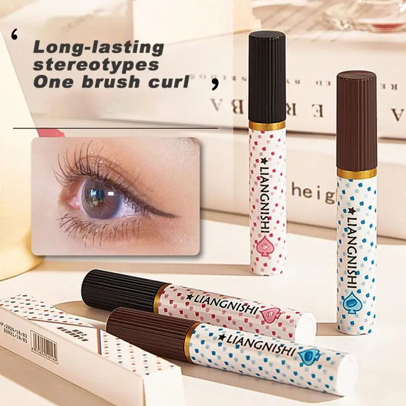 

4D Silk Fiber Mascara Waterproof Fast Dry Long-lasting Curling Lengthening Eyelash Extension Makeup Black Brown Mascara Cosmetic