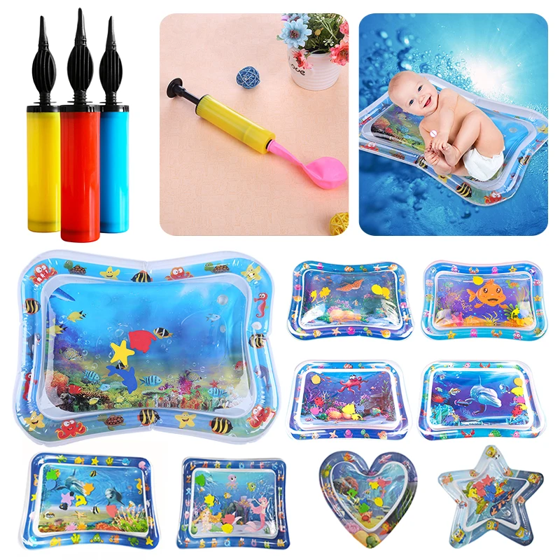 

Игровой коврик для малышей, надувной, для живота, для начинающих ходить детей