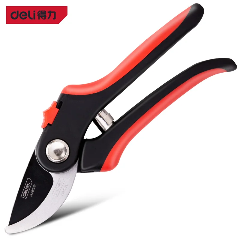 

Deli 8 inch Multifunctional Pruning Shears Branch Grafting Gardening Scissors Picking Fruit Flower Tree Shears Home Garden Tools