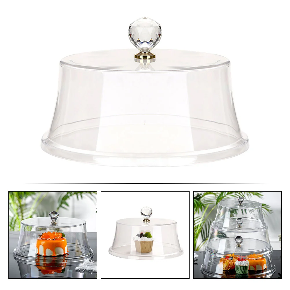 

Cover Cake Domedisplay Dessert Lid Cheese Cloche Clearstand Dish Round Platter Platecovers Serving Microwave Snack Tray Pastry