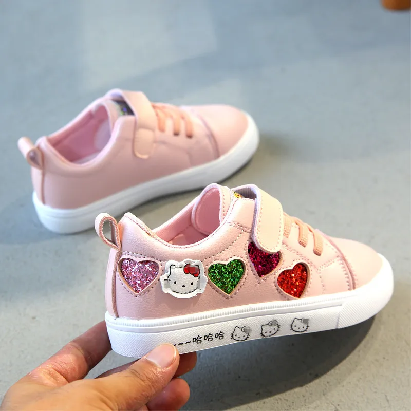 

Hello Kitty Sanrio плюшевая кавайная мультяшная милая детская обувь для спорта и досуга скейтборды аниме плюшевые игрушки для девочек подарок на де...