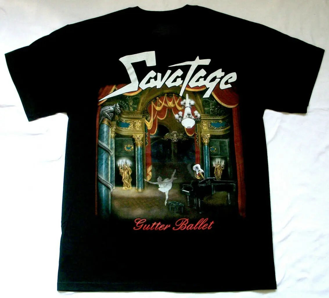 

SAVATAGE Band GUTTER BALLET Vintage Cotton T-Shirt Tee Shirts