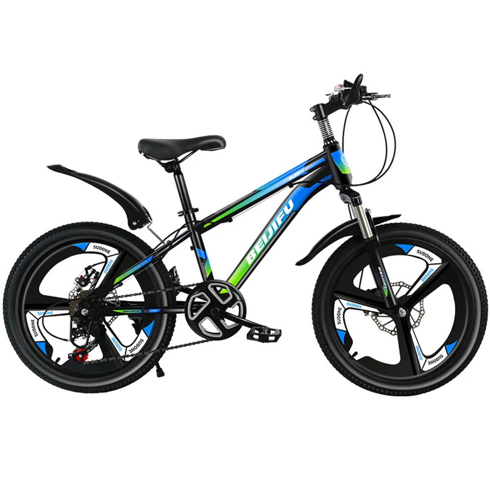 

6-18 Dual Disc Brake Bicycle Carbon Steel Children Mountain Bike Sensitive Wear-Resisting Non-Slip Shock Absorption