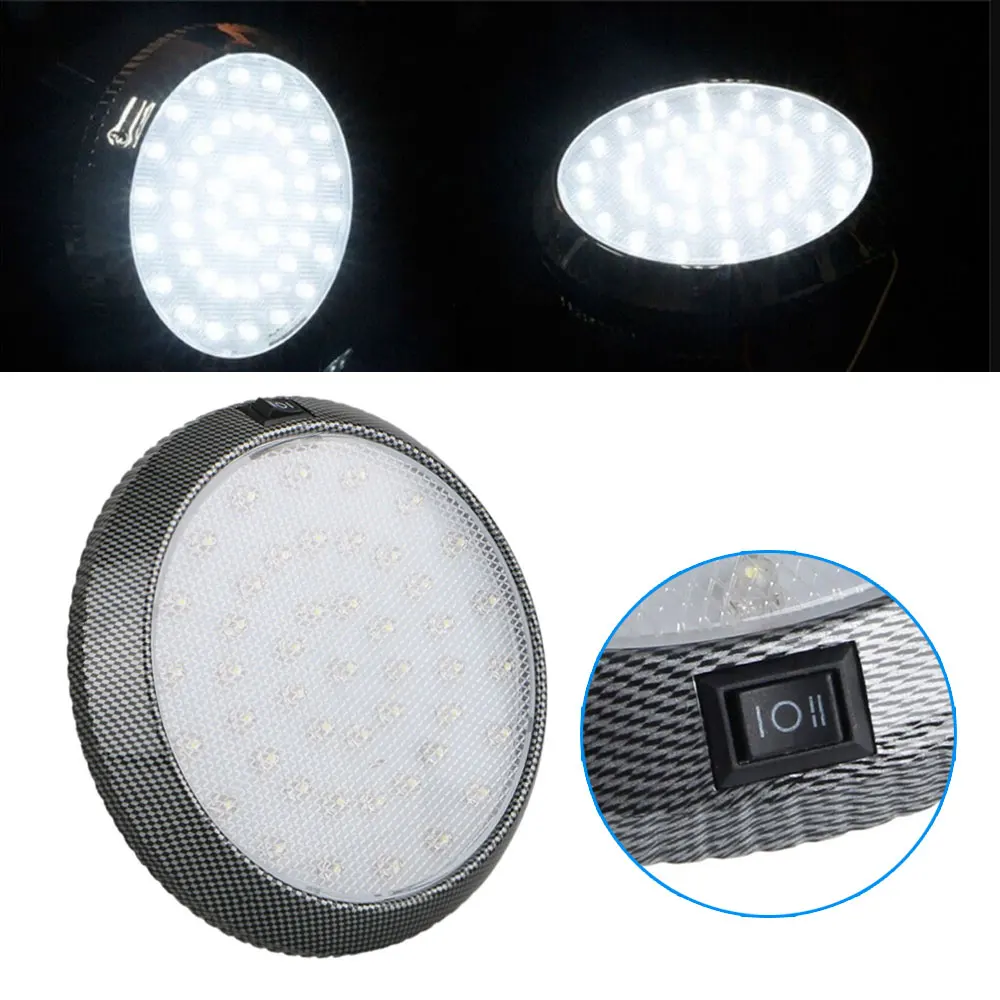 

1Pc Universal 46-LED Circular Car Vehicle Interior Indoor Roof Ceiling Dome Light White Lamp Car Interior Light Led Lights