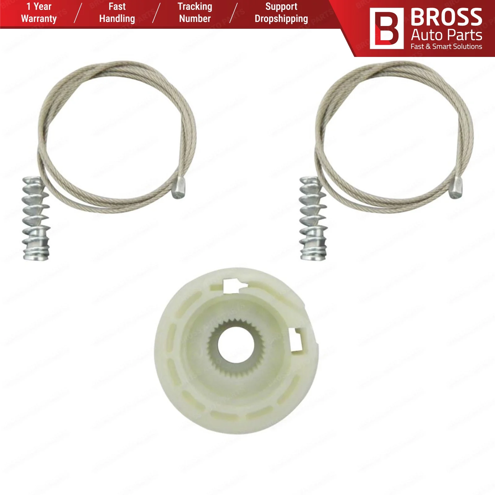 Bross автозапчасти BWR513 электрическая мощность регулятор окна Ремонтный комплект