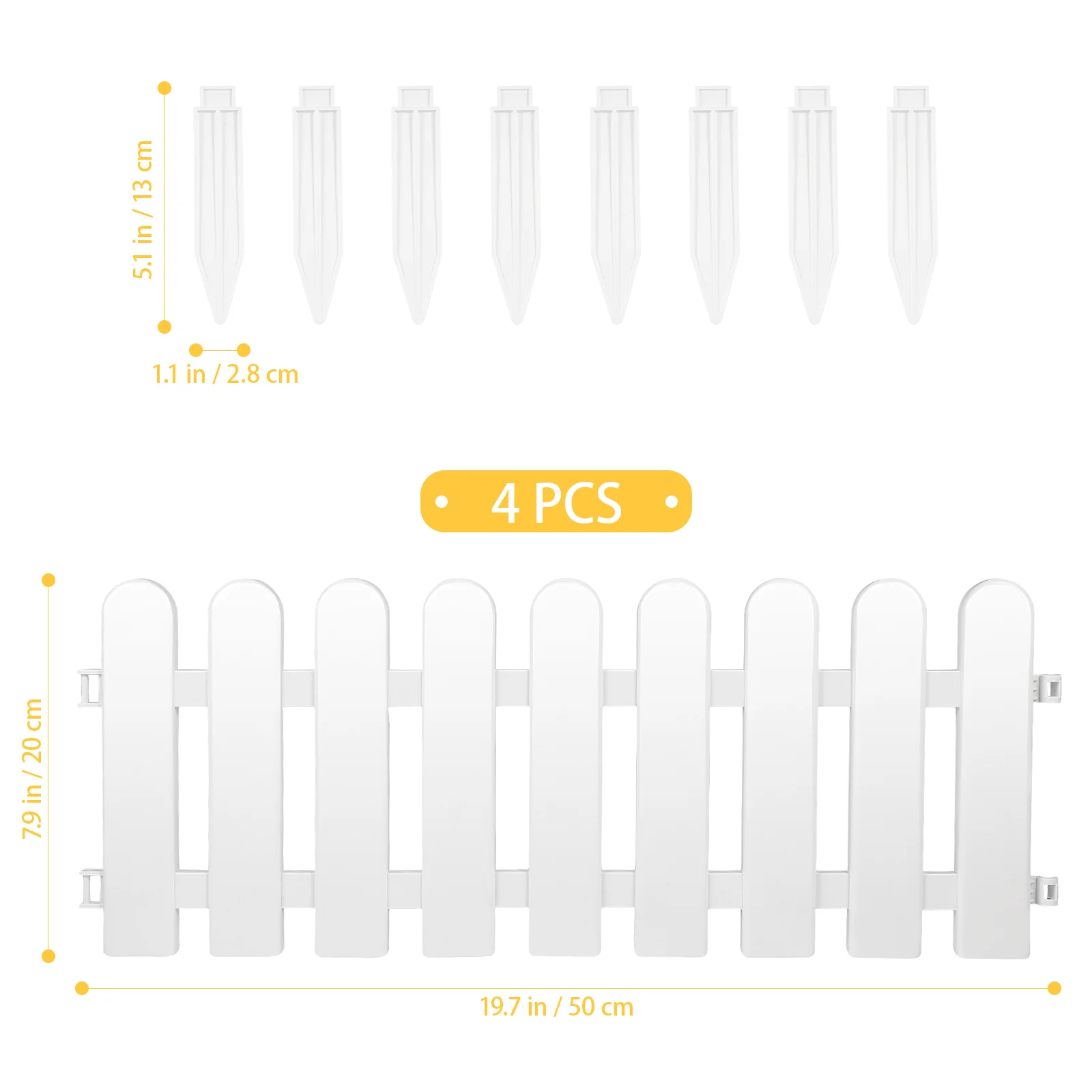 Пластиковый забор садовое ограждение уличное для меж белые ограждения картин