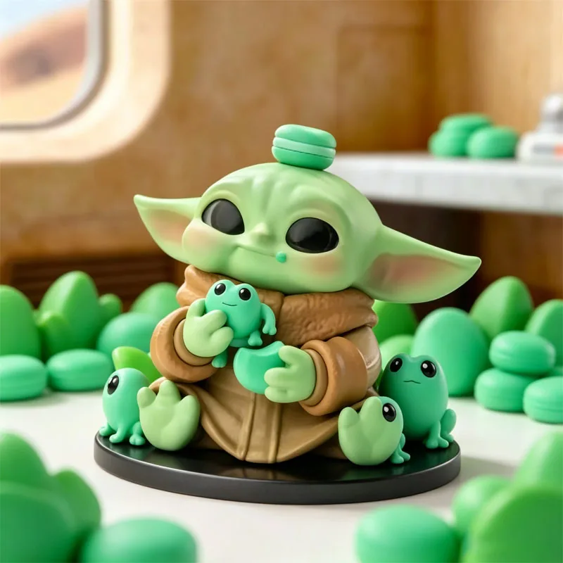 Фото POP MART Star Wars Grogu Tiny But Mighty Series Mystery Box Оригинальная коллекционная фигурка-сюрприз в закрытой упаковке, игрушка-сюрприз, украшение для дома, декор №1