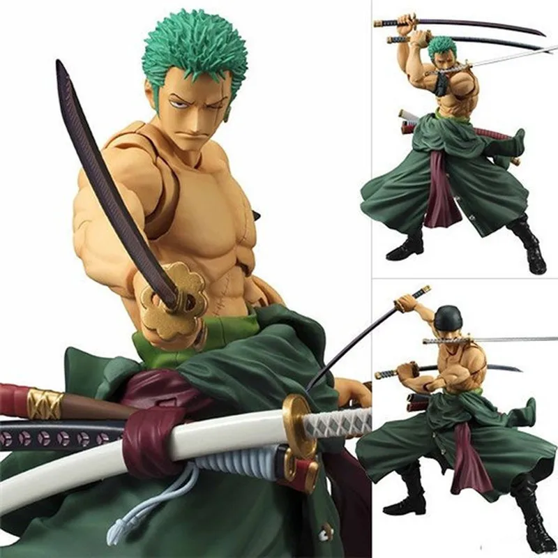 

One Piece Roronoa Zoro Action Figure Toys Anime Figuras 18cm Manga Figurine PVC Movable Collection Model Doll Gift for Children