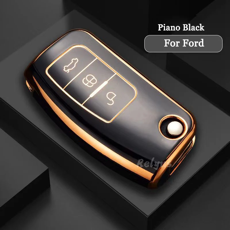 

TPU Car Key Protector Case Cover Fob for Ford Focus 2 MK2 Fiesta Mondeo Galaxy Ecosport Kuga Escape Falcon B-Max C-Max Key Shell