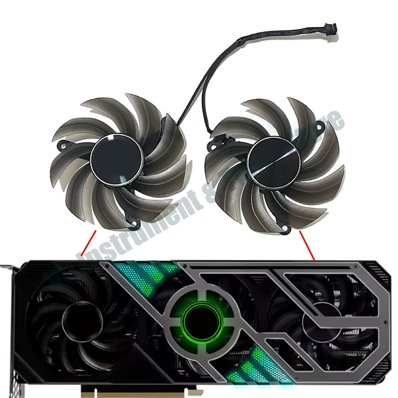 НОВЫЙ Вентилятор охлаждения для видеокарт 83 мм RTX 3060TI 3070 3080 GPU, совместимый с PALIT RTX 3060TI 3070 3080 3080TI 3090 GamingPro (art.: 3920da1ae7aed) - 3920da1ae7aed