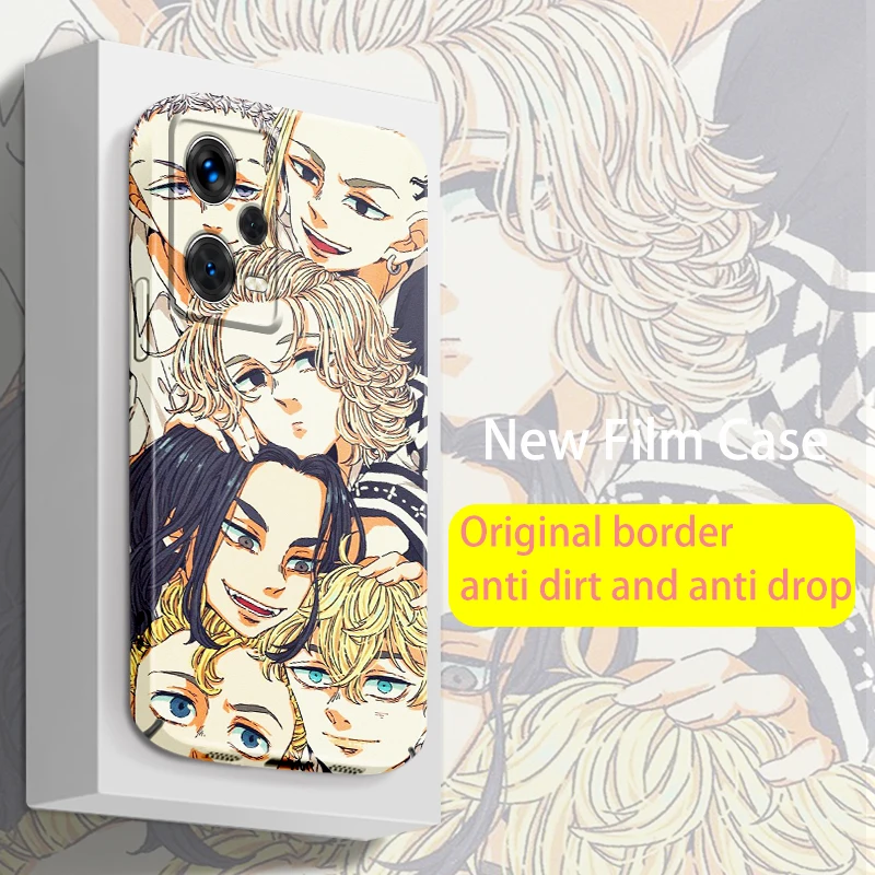 

Tokyo Revengers For Redmi Note 12 11 11T 10 10S Pro Plus 5G K60 K50 K40 K30 9A Feilin Film Phone Case Hard Cover