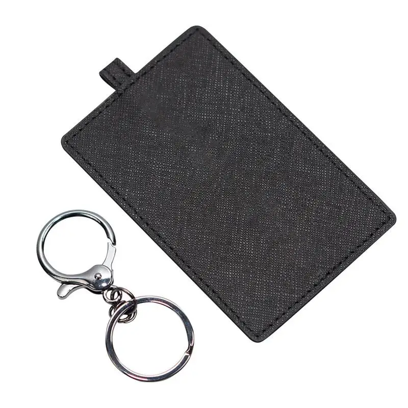 

Keychain Holder Card Cover For Tesla Model 3 Y 2017-2022 2023 For Tesla PU Leather Keychain Bag Key Card Protector Cover