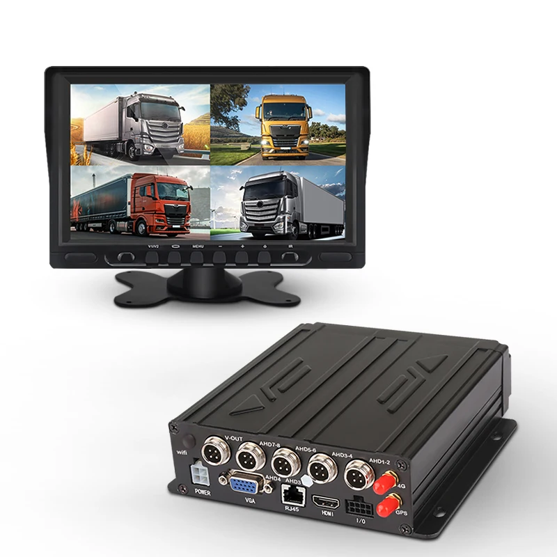 

Hot Sell 8 Channel Dual Card Gps 4g Car Video Recorder Night Vision 1080p Sd Card Mdvr Kit