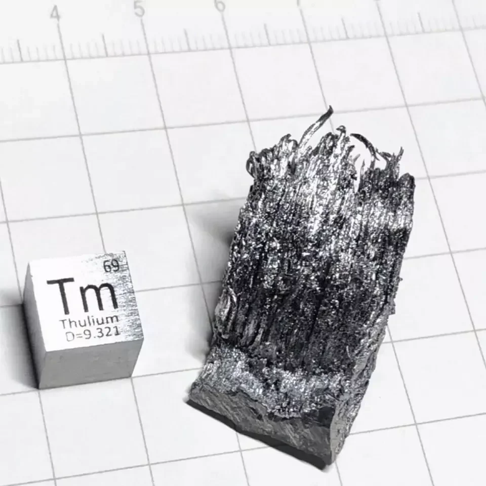 Куб Thulium Tm с зеркальной полировкой 10 мм высокая чистота 99 99% чистая плотность для