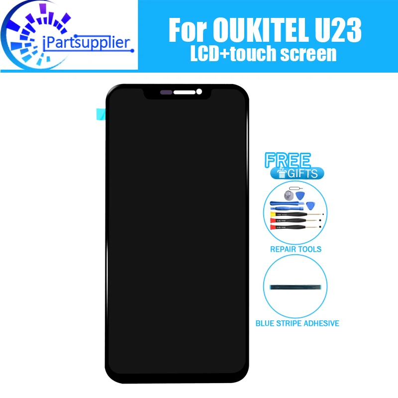 ЖК-дисплей OUKITEL U23 6,18 дюйма + сенсорный экран, 100% оригинал, проверенный ЖК-дигитайзер, замена стеклянной панели для U23