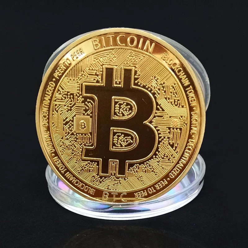 

Toy coin bitcoin commemorative coin Foreign trade gold coin virtual coin commemorative badge Foreign currency metal crafts