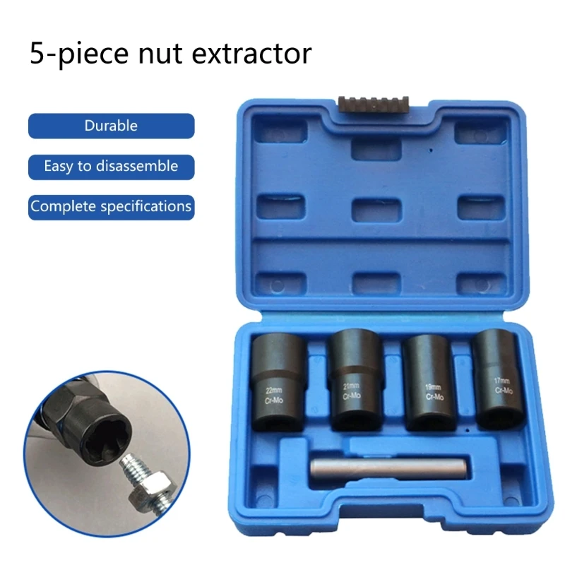 

Damaged Screw Extractor Remover Drill Bit Set Disassemble Screws Bolt Stud Slip Teeth Demolish Stripped Broken Remover