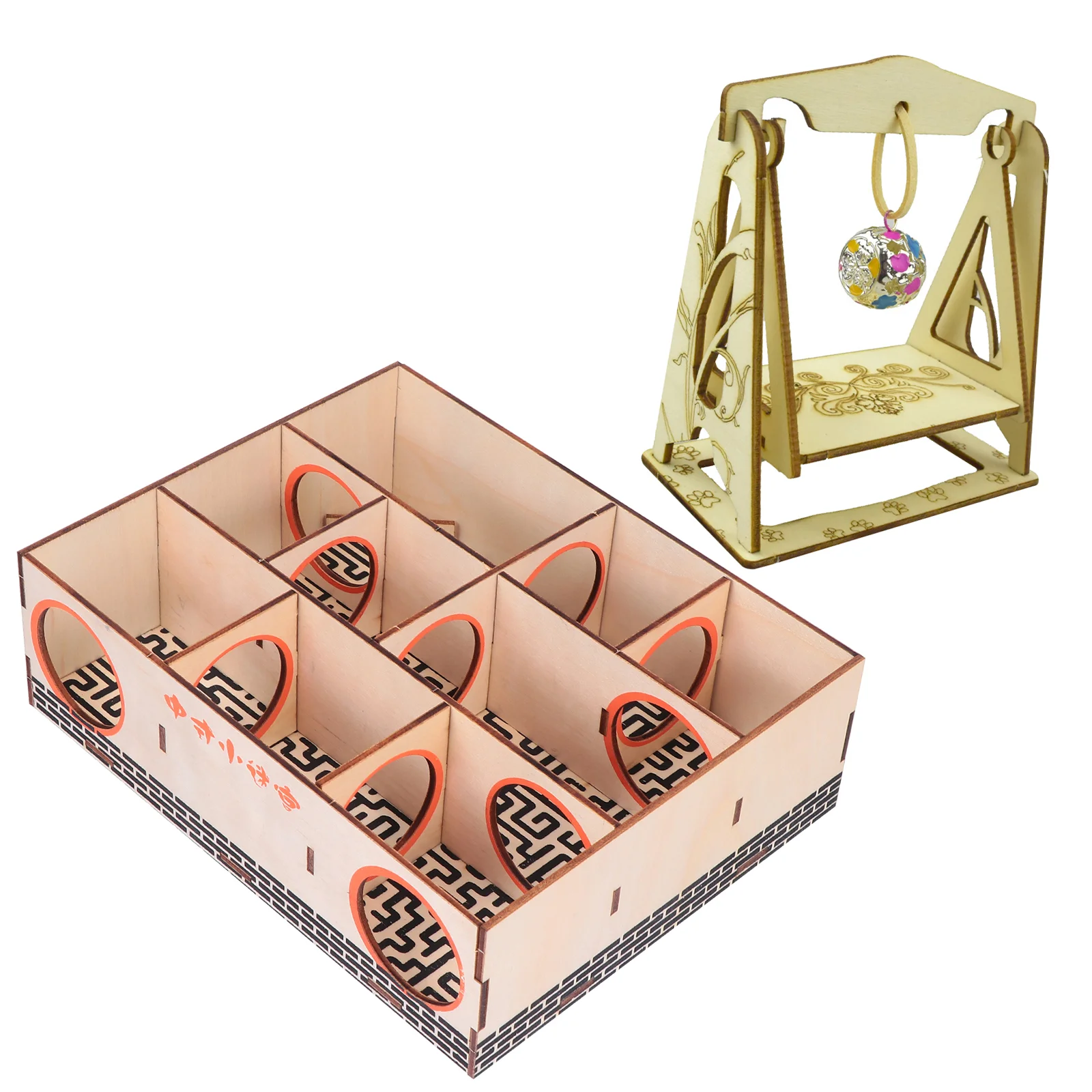 2 шт. игрушка-лабиринт для хомяка вилла забавный лабиринт гавань домашних