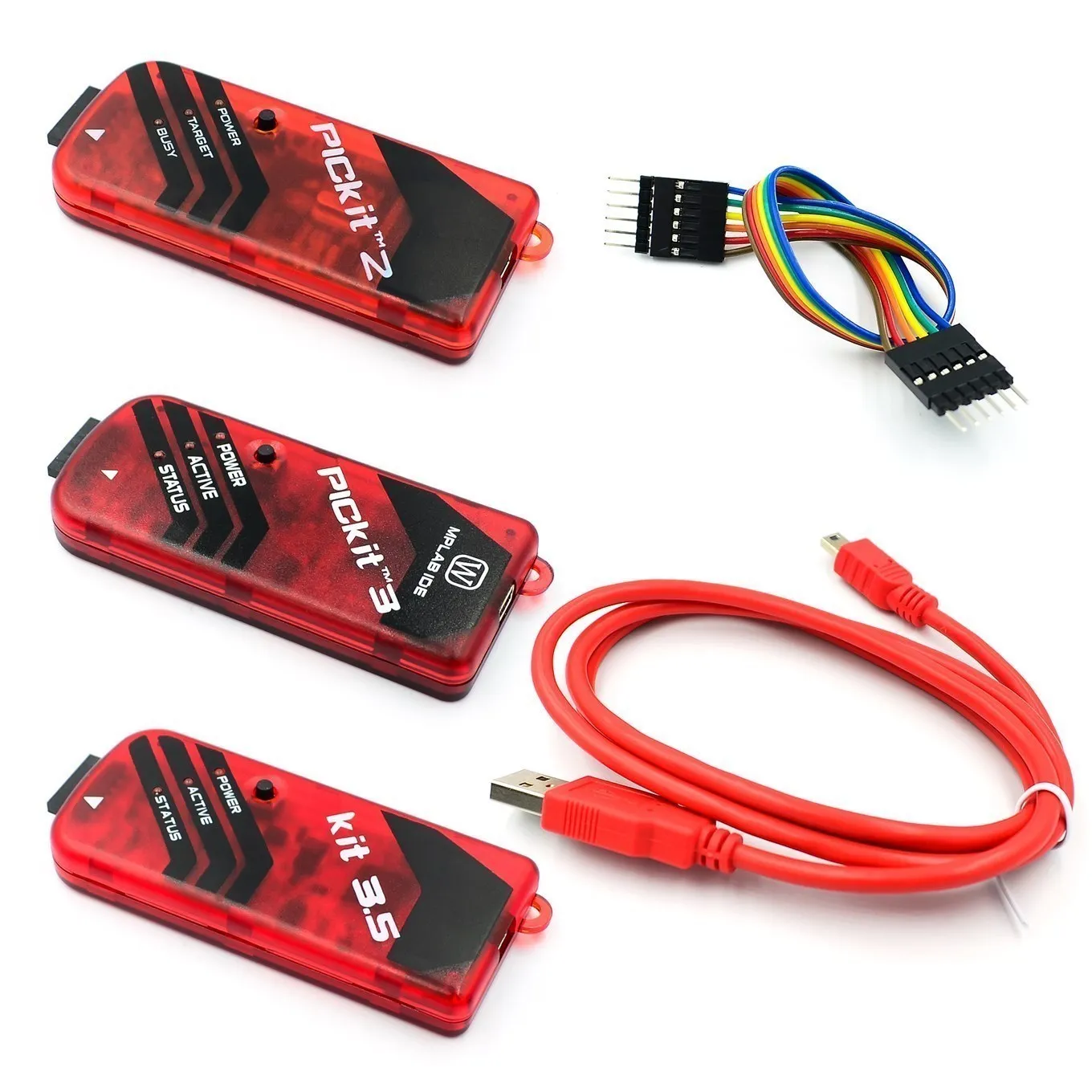 Для PICKit2 PICKIT3 PICKit3.5 программатор + PIC ICD2 PICKit 2 PICKIT 3 5 программирующий адаптер