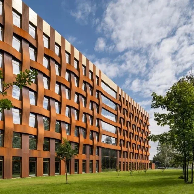 Внешняя декоративная стеновая панель лазерная резка металлическая фасадная