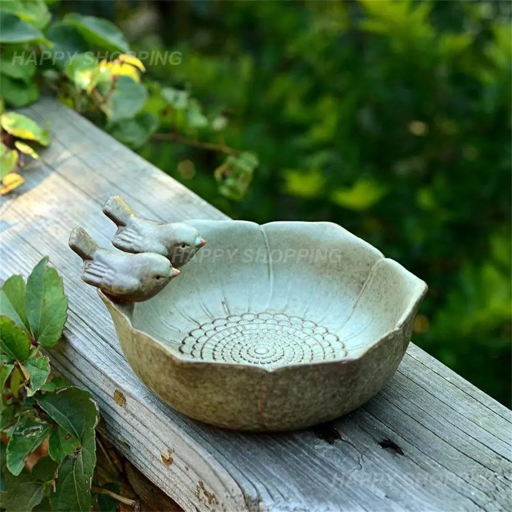 

Green Plants Planter Flower Pots Ceramic Durable Long Service Life Drainage Holes Fall Resistance Household Accessories