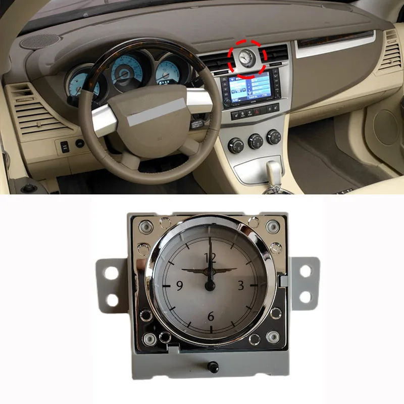 Platinum Sharp Dashboard Electronic Clock Original Brand New Car Electronic Clocks