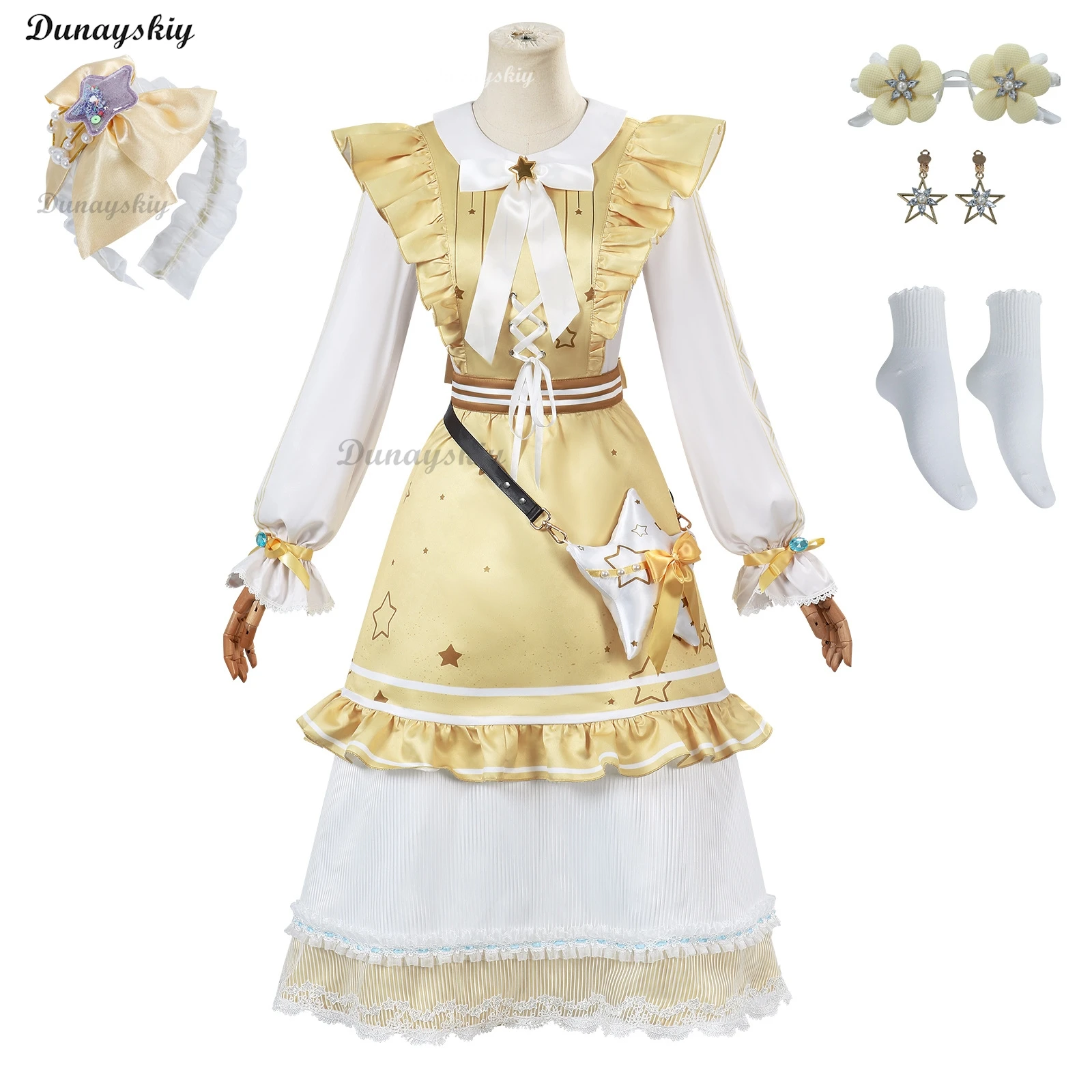 Игра Identity V Косплей Anne Lester Игрушка Торговый Желтое Платье Принцессы Униформа