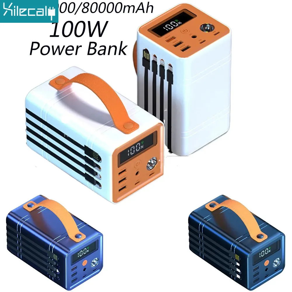 

Внешний аккумулятор на 100000/80000 мА · ч, 100 Вт